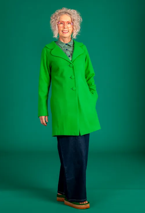 Keeping cosy in the Marigold Coat 'Emerald Forest'.